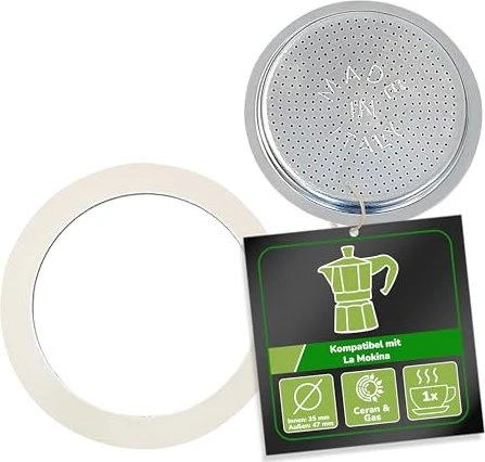 Bialetti Gummidichtung + Filter für La Mokina