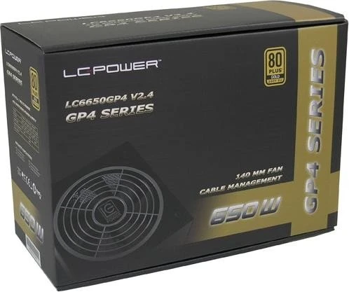 LC-Power LC6650 GP4 Series 650W, ATX 2.4