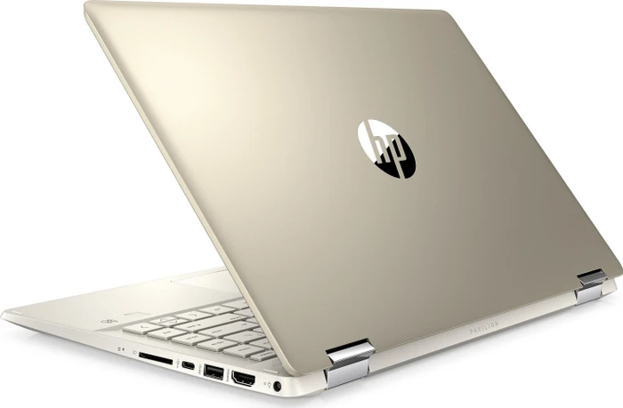 HP Pavilion x360 14-dh0109ng, Warm Gold/Luminous Gold, Core i7-8565U, 16GB RAM, 512GB SSD, GeForce MX250, DE
