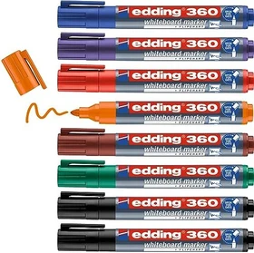 edding 360 Whiteboardmarker sortiert, 8er-Set