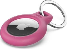 Belkin Secure Holder mit Schlüsselanhänger für Apple AirTag pink