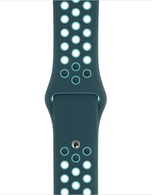Apple Nike Sportarmband Regular für Apple Watch 40mm Midnight Turquoise/Aurora Green