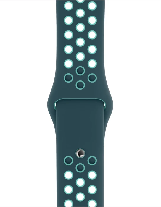 Apple Nike Sportarmband Regular für Apple Watch 40mm Midnight Turquoise/Aurora Green