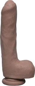 Doc Johnson The D Uncut D Ultraskyn 9" with Balls caramel