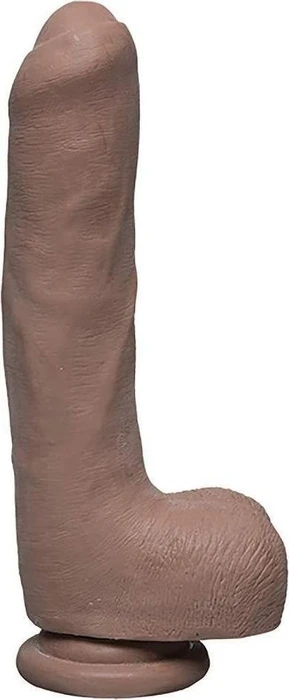 Doc Johnson The D Uncut D Ultraskyn 9" with Balls caramel