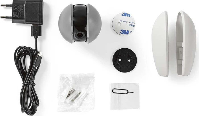 Nedis SmartLife Innenkamera weiß/grau