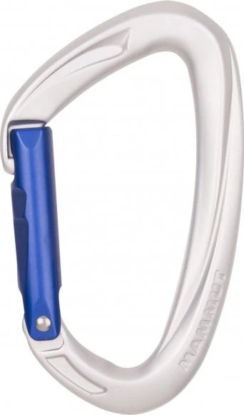 Mammut Crag straight Schnappkarabiner silber