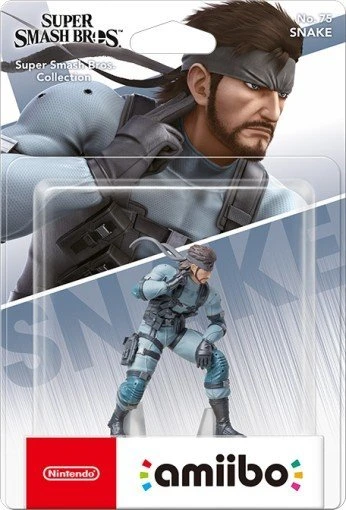 Nintendo amiibo Figur Super Smash Bros. Collection Snake (Switch/WiiU/3DS)