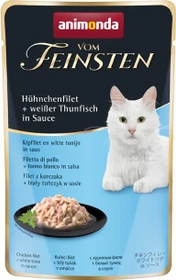animonda Vom Feinsten Adult Hühnchenfilet und weißer Thunfisch in Sauce, 50g
