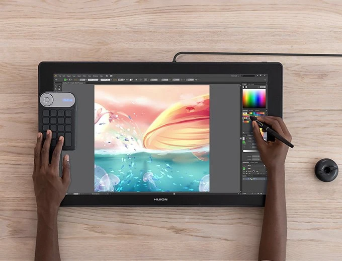 Huion Kamvas Pro 24 (4K), Silvery Frost