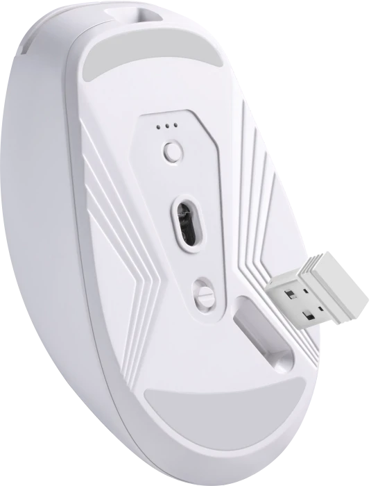 Defender Nitta MM-307 Wireless Optical Mouse weiß/türkis, USB/Bluetooth