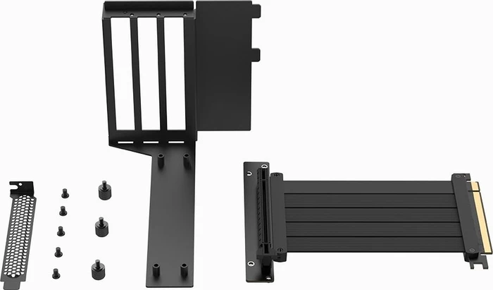 APNX Vertical GPU Holder Kit 1, für APNX C1, gewinkelt, PCIe 5.0, 150mm, schwarz
