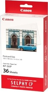 Canon KP-36IP Fotopapier weiß, 10x15cm, 36 Blatt