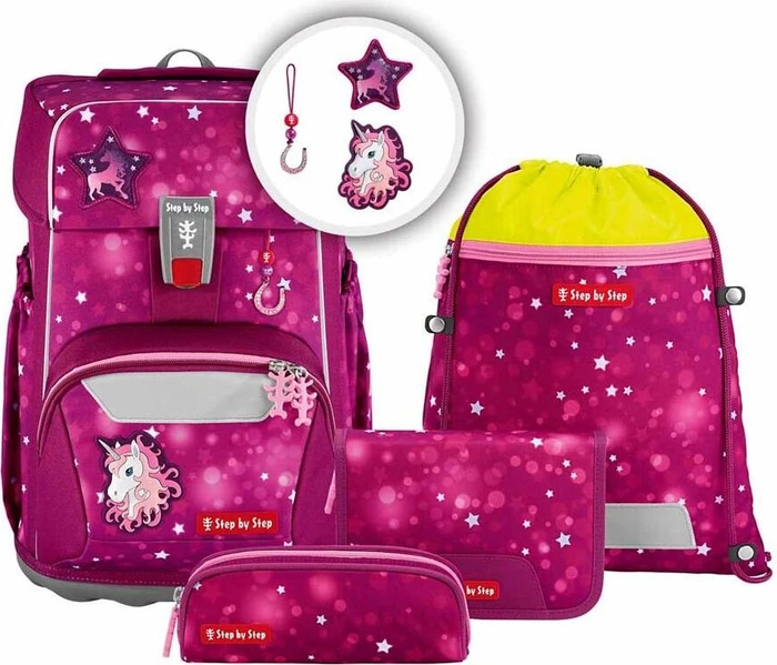 Step by Step Giant Sweet Unicorn Nuala Schulrucksack-Set, 5-tlg.