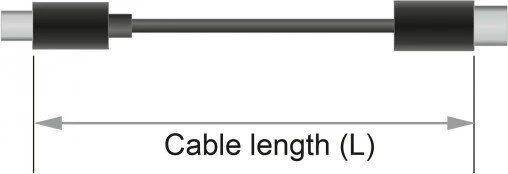 DeLOCK Magnetisches USB Daten- und Ladekabel, USB-A auf Magnetanschluss Buchse, Adapterkabel, 1.1m