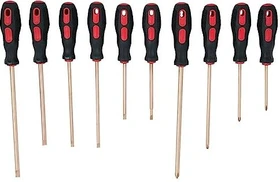 KS Tools BERYLLIUMplus Schraubendrehersatz, 10-tlg.