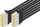 Digitus Patchkabel, Cat6a, S/FTP, RJ-45/RJ-45, 0.25m, schwarz, 10er-Pack (DK-1644-A-0025-BL-10)