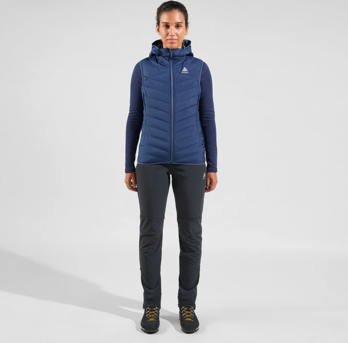Odlo Air Cocoon Funktionsweste diving navy melange (Damen)