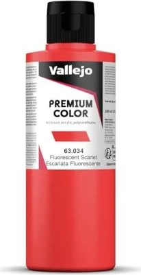 Vallejo Premium Airbrush Color scarlet fluo, 200ml