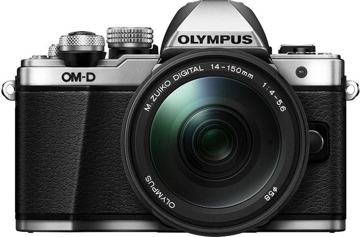 Olympus OM-D E-M10 Mark II silber mit Objektiv M.Zuiko digital ED 14-150mm 4.0-5.6 II