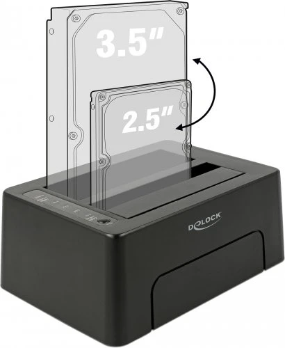 DeLOCK Dockingstation SATA 6Gb/s, USB-C 3.1