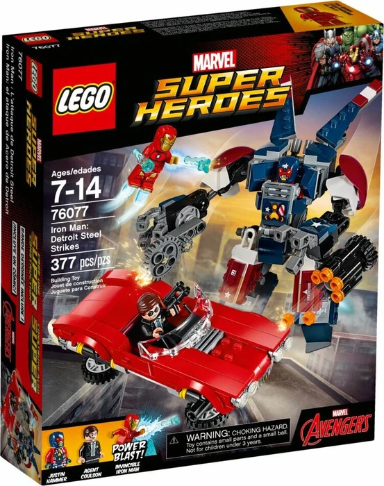 LEGO Marvel Super Heroes Spielset - Iron Man gegen Detroit Steel