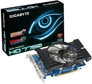 GIGABYTE Radeon HD 7750 OC, 1GB GDDR5, VGA, DVI, HDMI