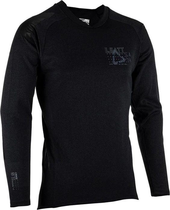 Leatt MTB AllMtn 5.0 Trikot langarm schwarz (Herren)