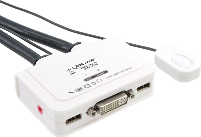 InLine DVI-D/USB, 2-fach KVM-Switch
