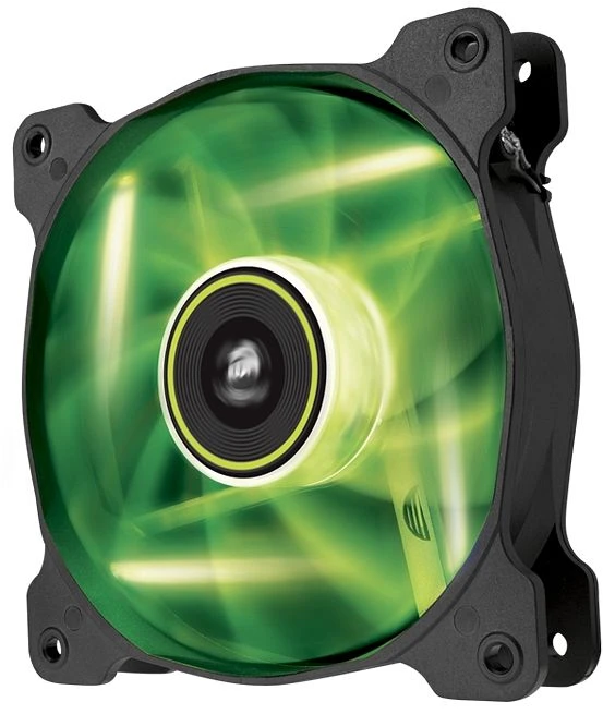 Corsair Air Series SP120 LED Green High Static Pressure, 120mm, 2er-Pack