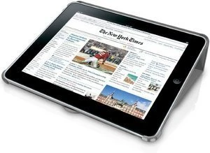 Macally Bookstand Schutzhülle und Ständer für iPad schwarz