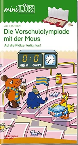 mini LÜK Wahrnehmung und Konzentration Die Vorschulolympiade mit der Maus - Auf die Plätze, fertig, los!