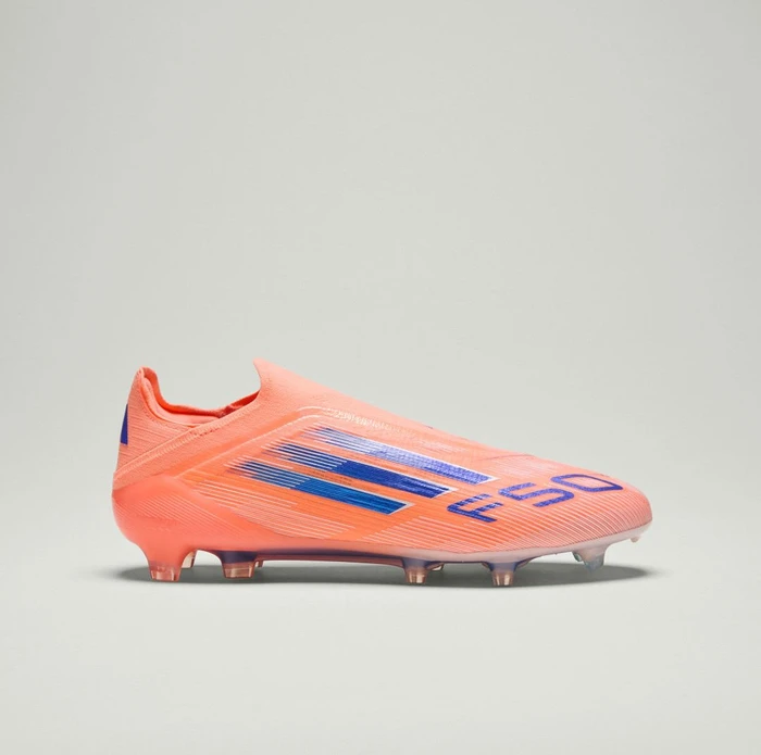 adidas F50 Elite Laceless FG beam orange/lucid blue/cloud white