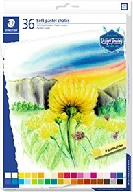 Staedtler 2430 weiche Ölmalkreide pastell, 35 Farben, 36er-Set