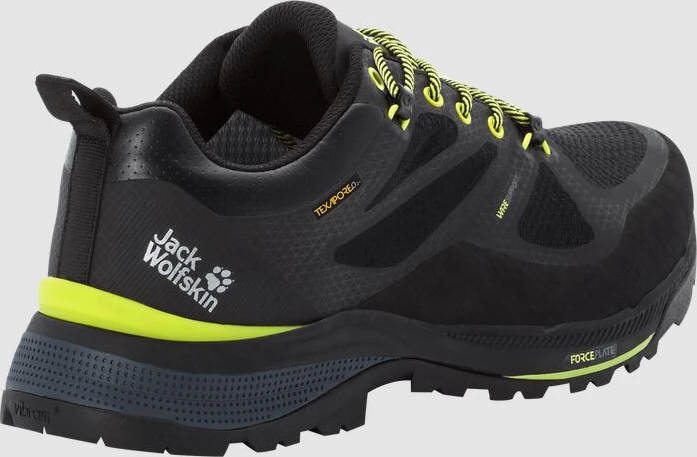 Jack Wolfskin Force Striker Texapore Low black/lime (Herren)
