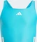 adidas 3-Streifen C-Back Badeanzug lucid cyan/white (Junior) Vorschaubild