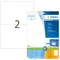 Herma Etiketten Premium, A5, weiß, matt, 10 Blatt (20 Etiketten) Vorschaubild