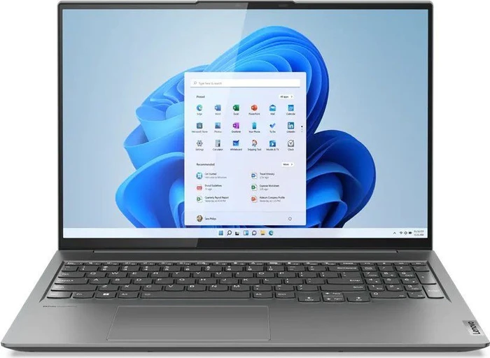 Lenovo Yoga Slim 7 Pro 16IAH7, Storm Grey, Core i7-12700H, 16GB RAM, 1TB SSD, Arc A370M Graphics, DE