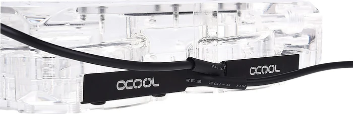 Alphacool Eisdecke Acryl D5 Dual Pumpenaufsatz, G1/4