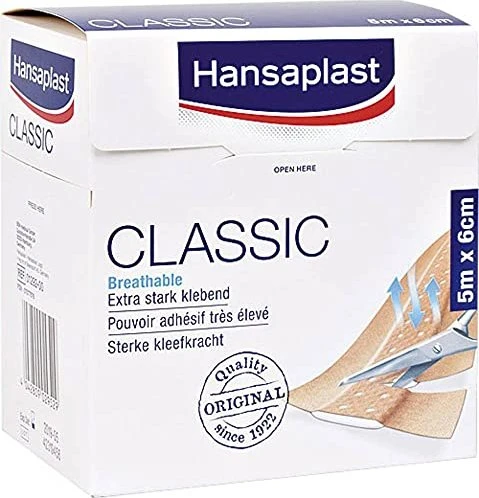 Hansaplast Classic, 6cm x 5m, 1 Stück