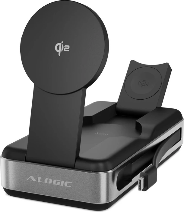 Alogic Roam 6-in-1 Powerbank Qi2 100W 21000mAh schwarz/silber