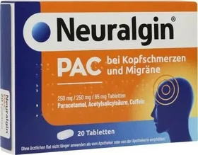 Neuralgin PAC Schmerztabletten, 20 Stück