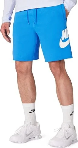 Nike Club French Terry Alumni Hose kurz light photo blue/white (Herren)