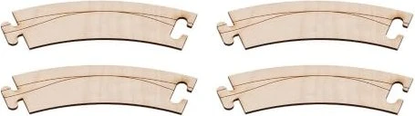 Faller Car System - Laser-Street Fahrbahnbogen 45° 218mm
