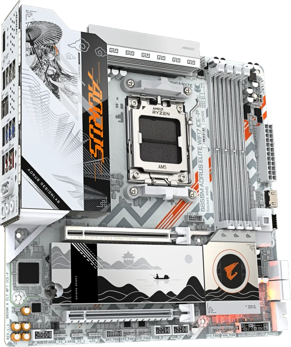 GIGABYTE B850M AORUS Elite WIFI7 ICE-P (AMD AM5)