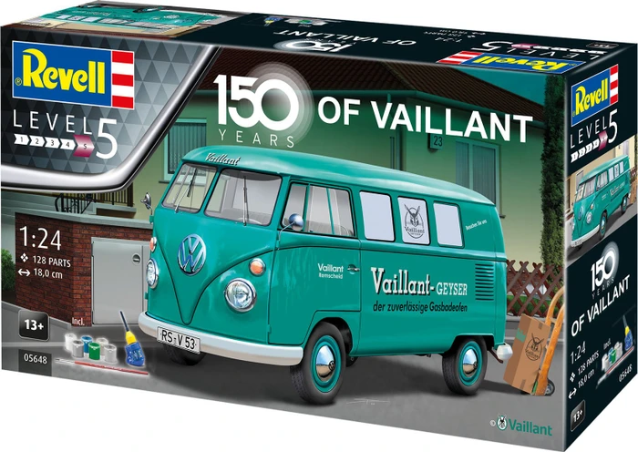 Revell Geschenkset 150 Jahre Vaillant - VW T1 Bus