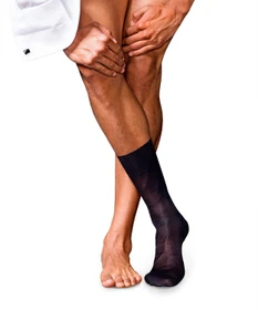 Falke No. 4 Pure Silk Socken dark navy (Herren)