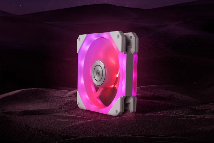 EK Water Blocks EK-Quantum Impulse 120 D-RGB White, 400-1800rpm, LED-Steuerung, 120mm