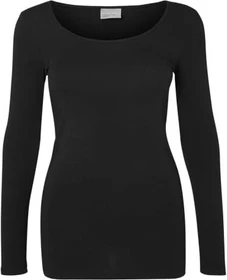 Vero Moda Maxi Shirt langarm schwarz (Damen)
