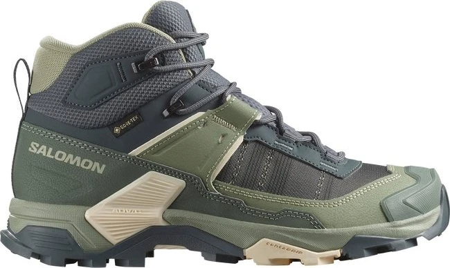 Salomon X Ultra 5 Mid GTX turbulence/sedona sage/tender peach (Damen)
